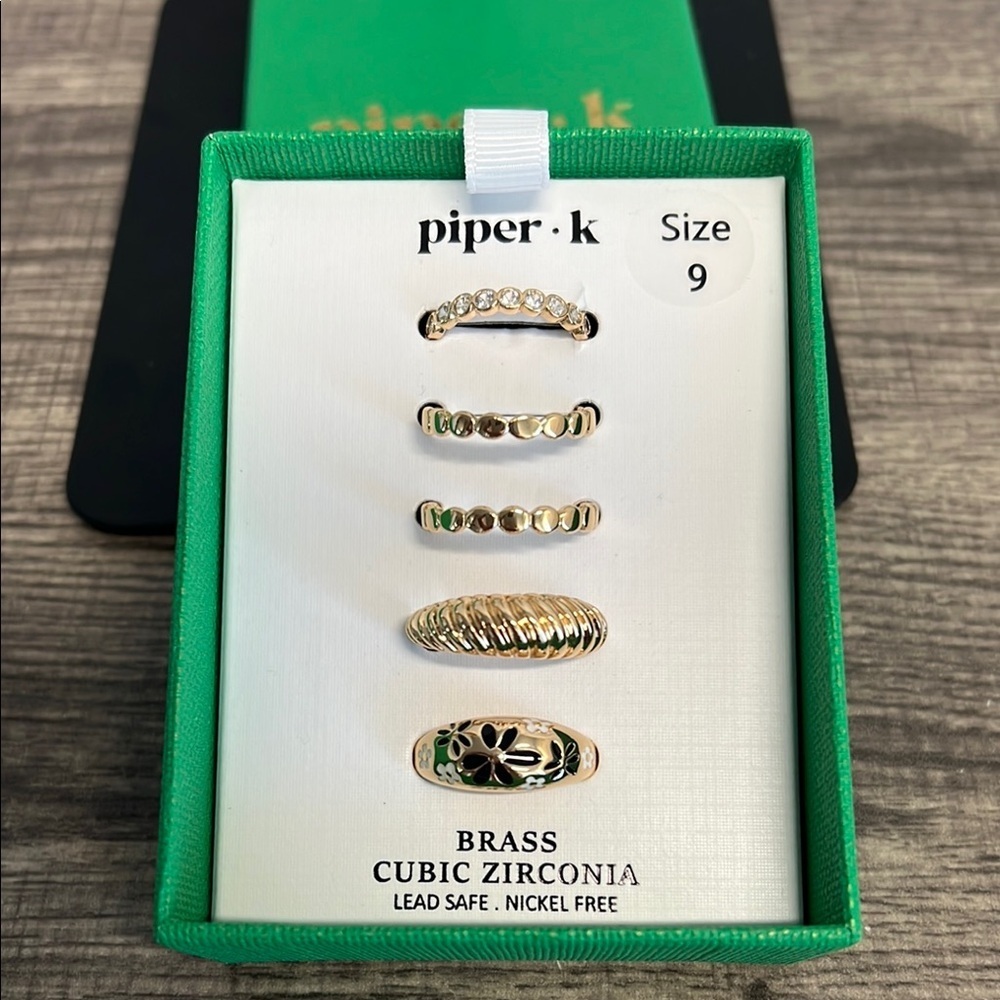 Piper K | Stackable Rings | Size 7, 9